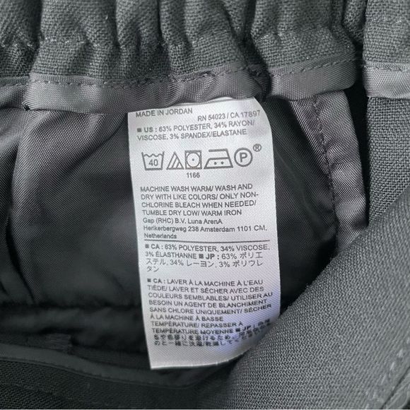 BANANA REPUBLIC Hayden Taper Pant, Black, Size 16 - Picture 11 of 11